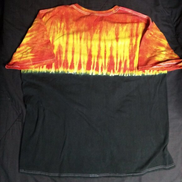 Vintage Las Vegas Bikefest 2004 Flame Fire Tie Dye T-Shirt - Picture 5 of 5